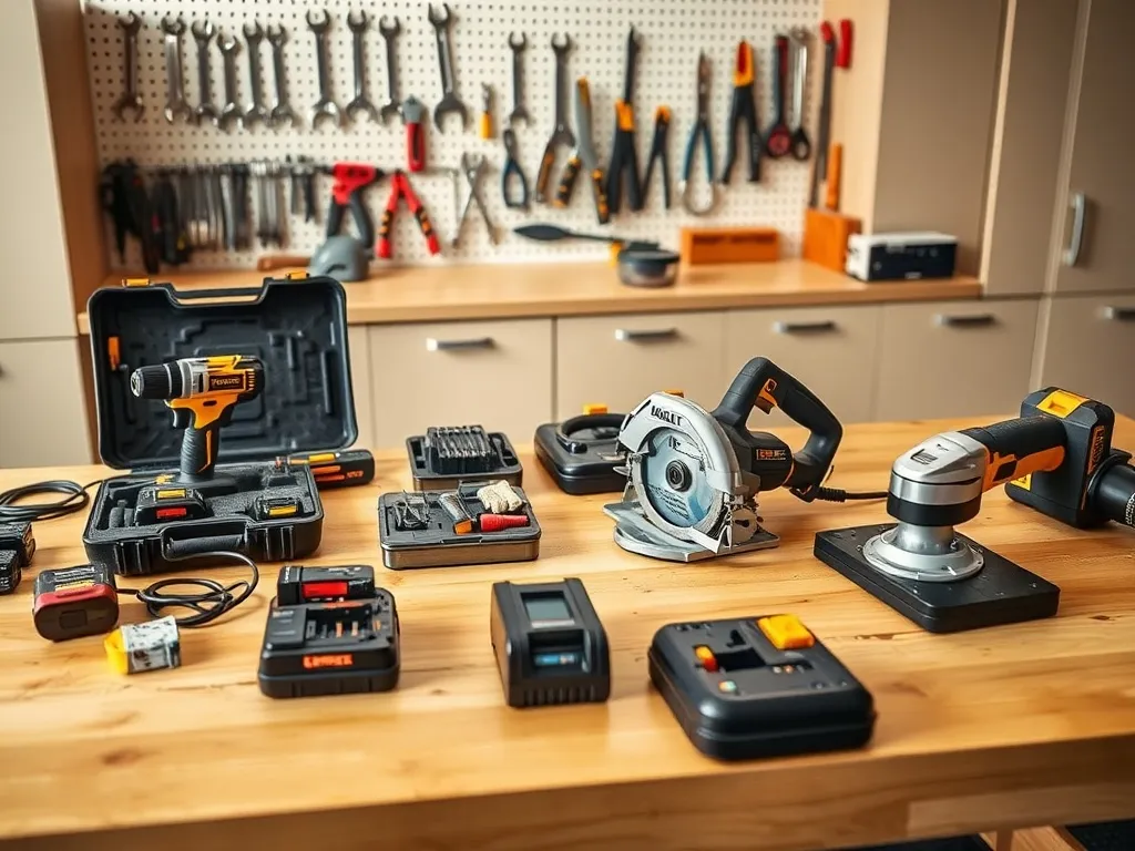 Prawidłowe przechowywanie elektronarzędzi po pracy w warsztacie