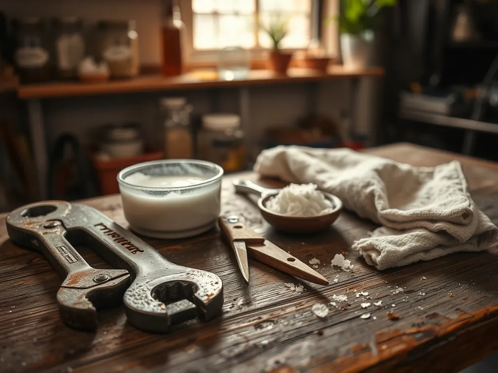 Domowe sposoby na usuwanie rdzy z narzędzi warsztatowych